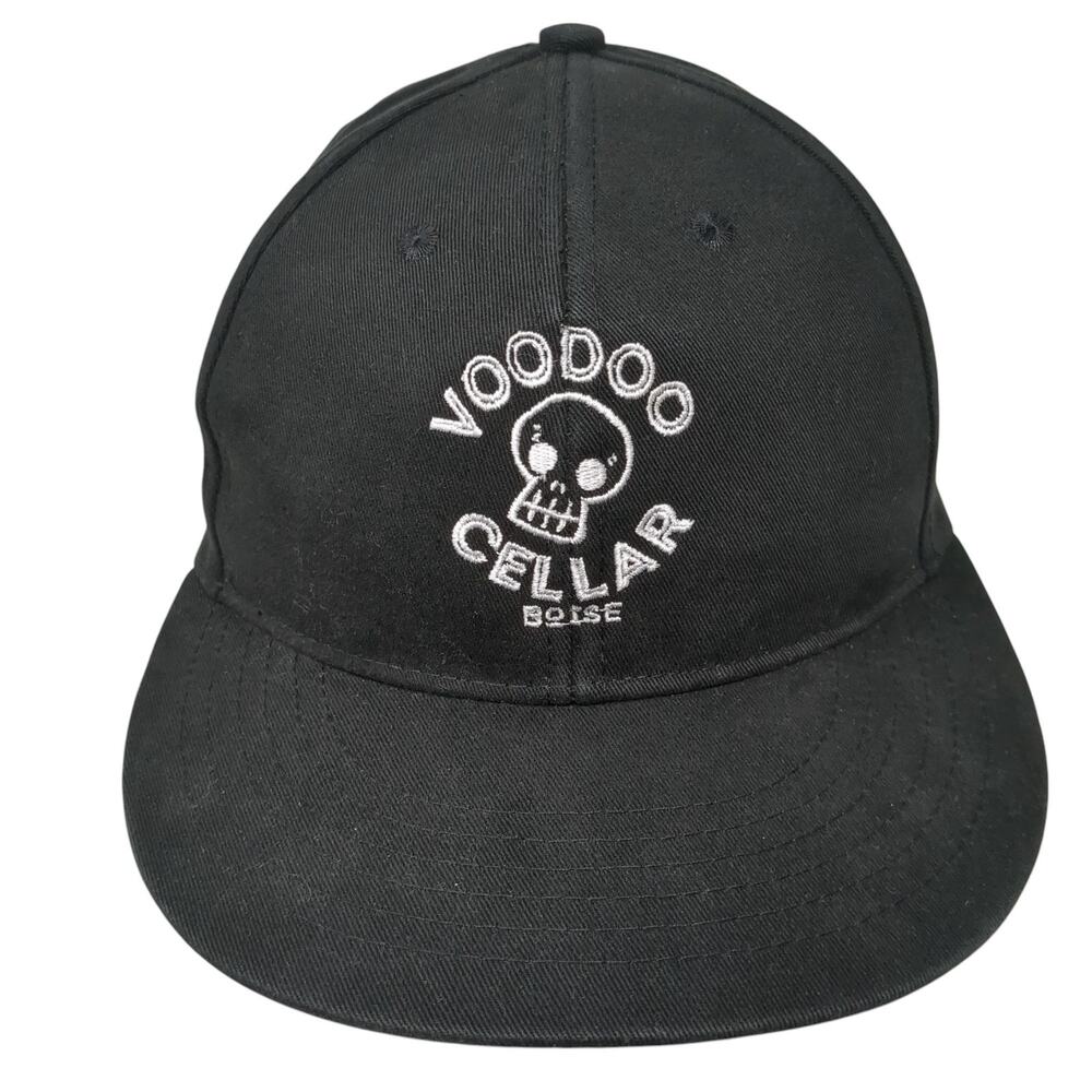 Vodoo Cellar Boise Snapback Hat Black One Size Adjustable Quake City Caps